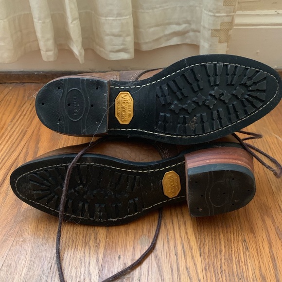 Vintage leather boots - Picture 3 of 4